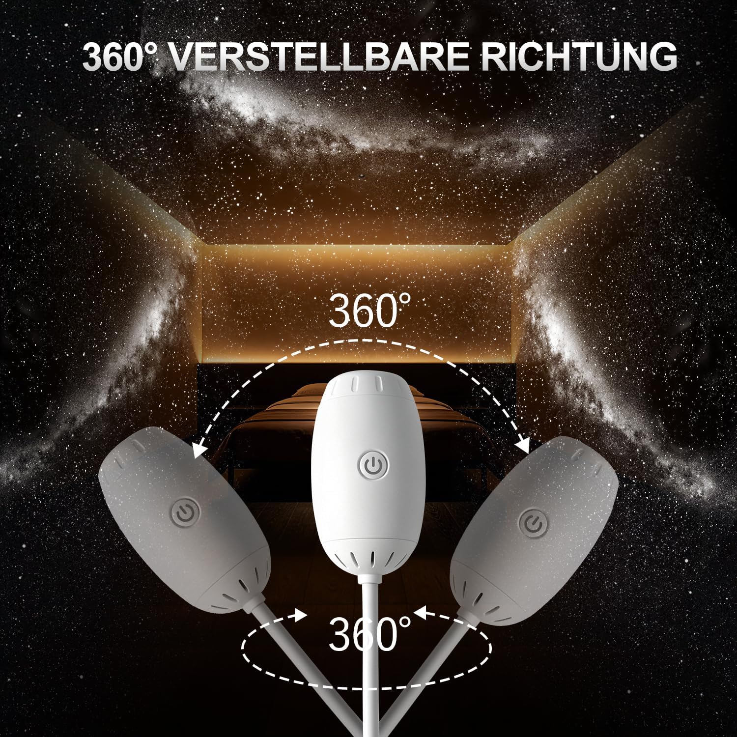 360° Adjustable Starry Sky Projector |  360