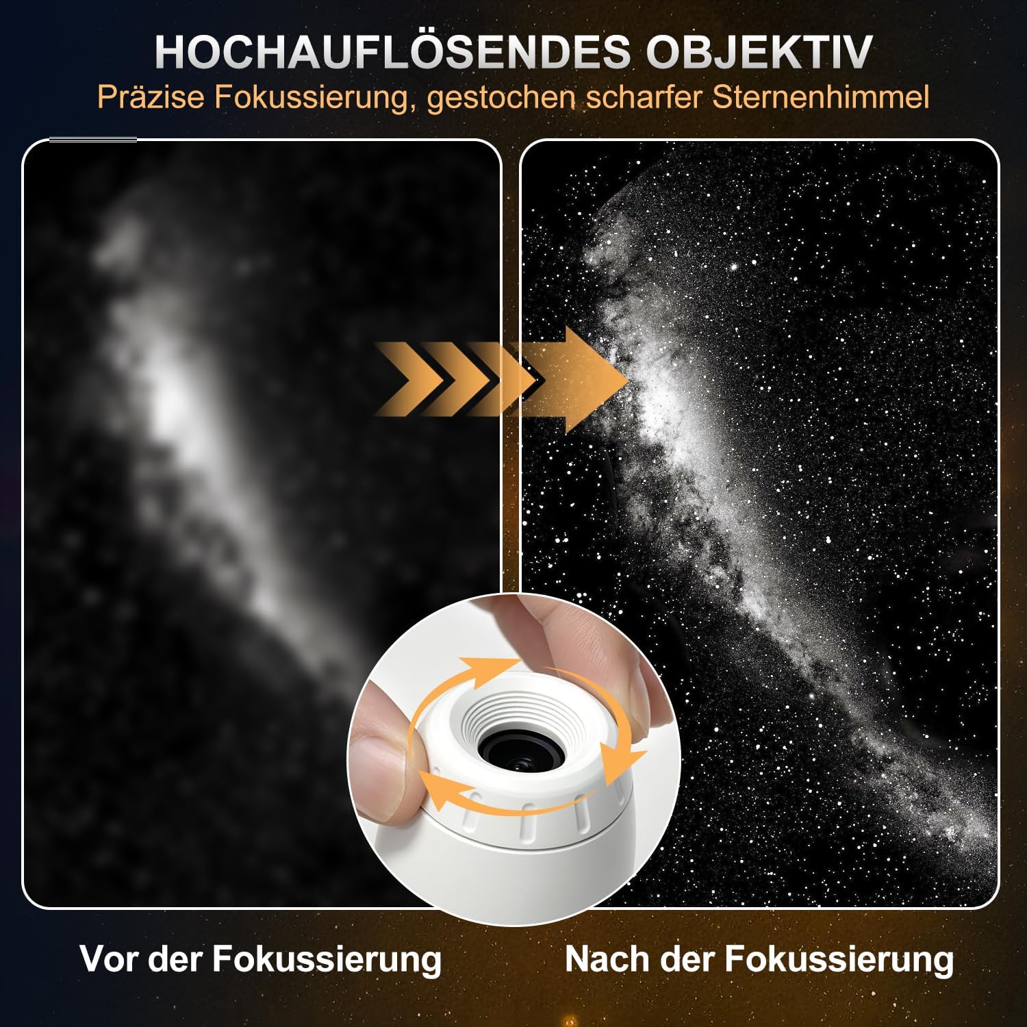 360° Adjustable Starry Sky Projector |  360