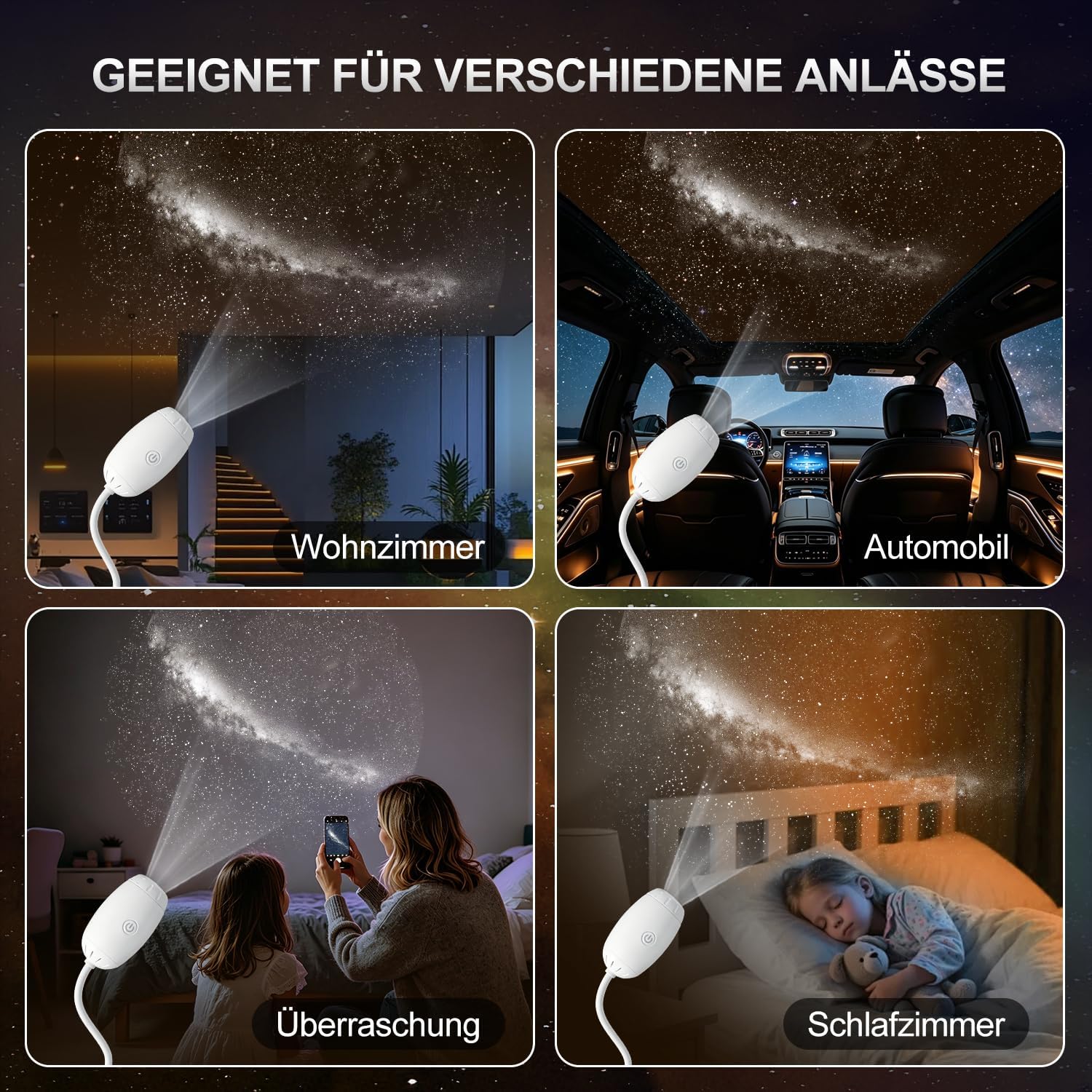 360° Adjustable Starry Sky Projector |  360
