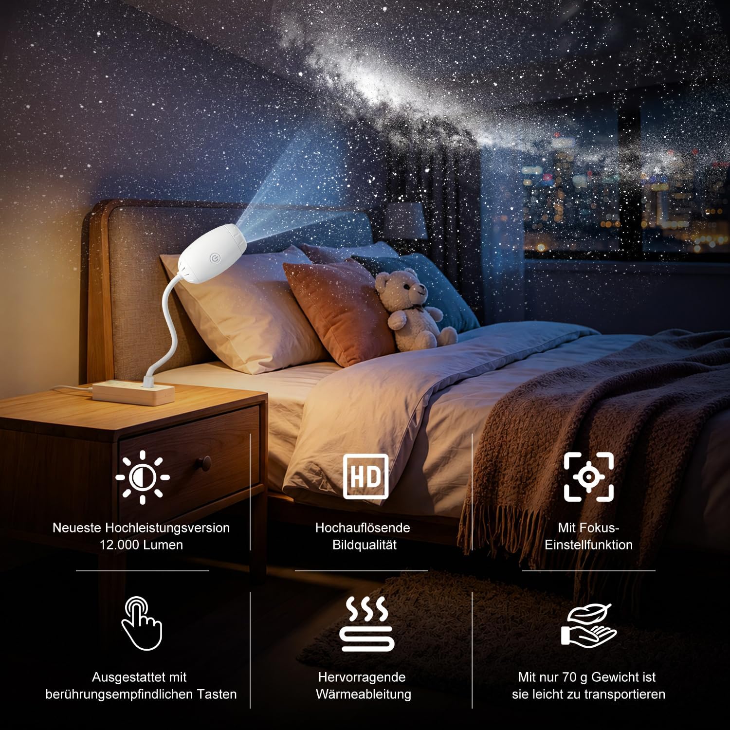 360° Adjustable Starry Sky Projector |  360